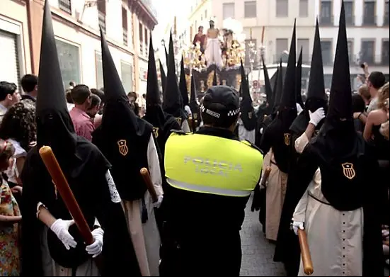 semana santa policia