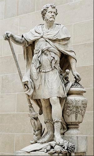 Aníbal, estatua de Sébastien Sldtz, Museo del Louvre, París