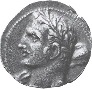 Retrato de una moneda de Aníbal
