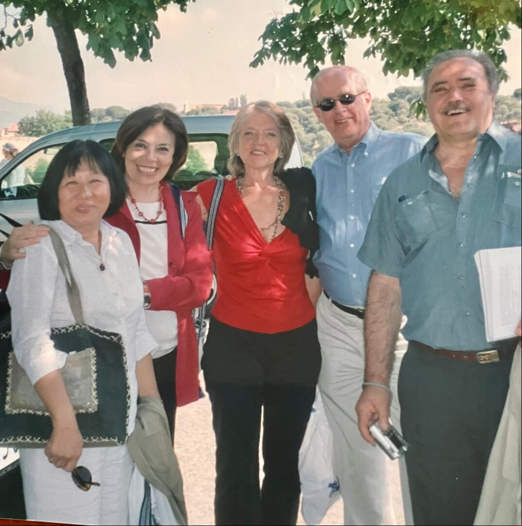 Katherine Cox, Ana Messuti y Mary Lynn Cox, Michael Cox y Jorge Bosso